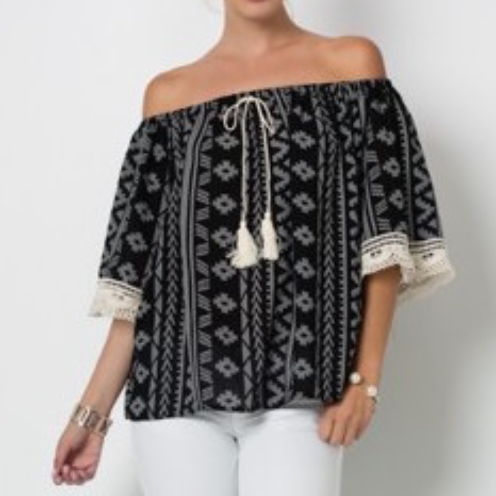 Tribal Off the Shoulder